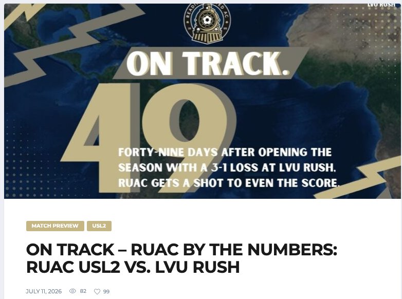 Sample On Track: RUAC By the Numbers match preview