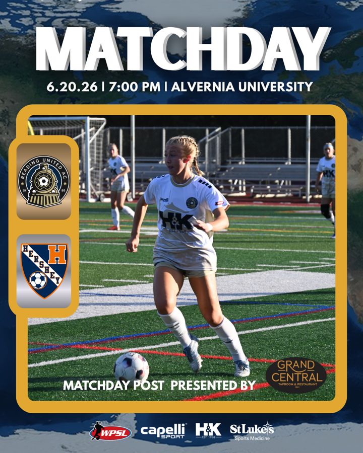 Sample RUAC Matchday social graphic with a presenting partner&rsquo;s logo