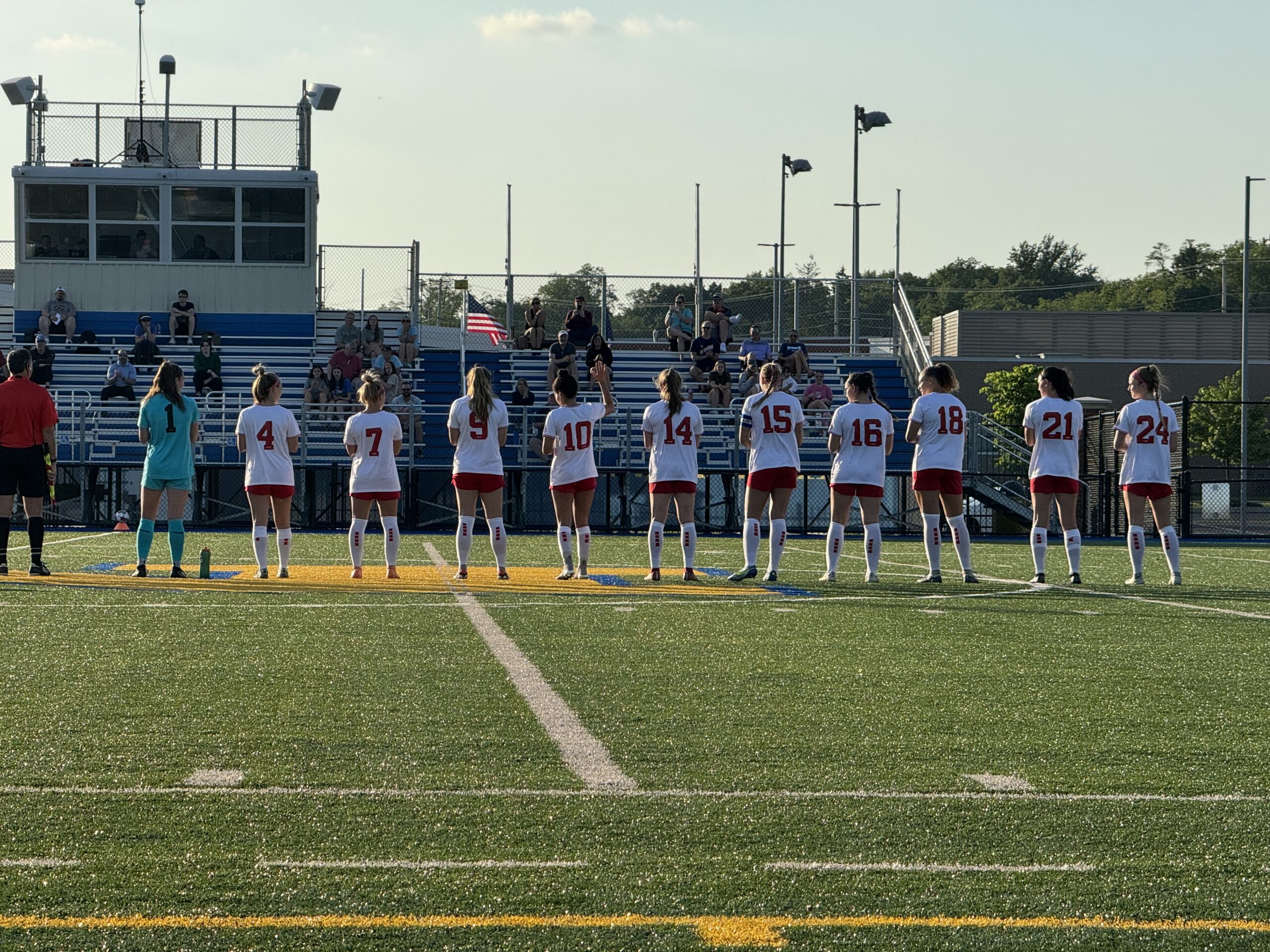 intro line up from behind
